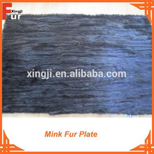 Dark Brown Mink Scrap Plate Mink Fur Plate